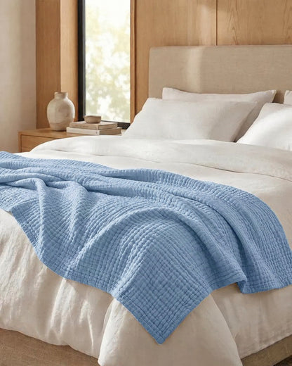 Musselin-Decke – 100 % Baumwoll-Musselin