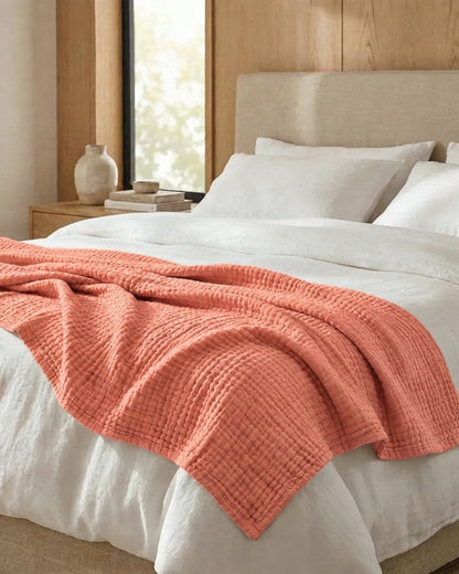 Musselin-Decke – 100 % Baumwoll-Musselin