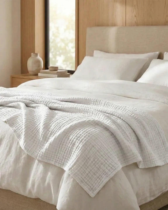 Musselin-Decke – 100 % Baumwoll-Musselin